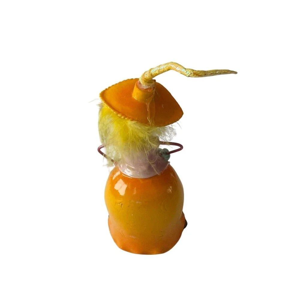 Halloween Witch Figurine Whimsical Resin Decor With‎ Ghost Vintage